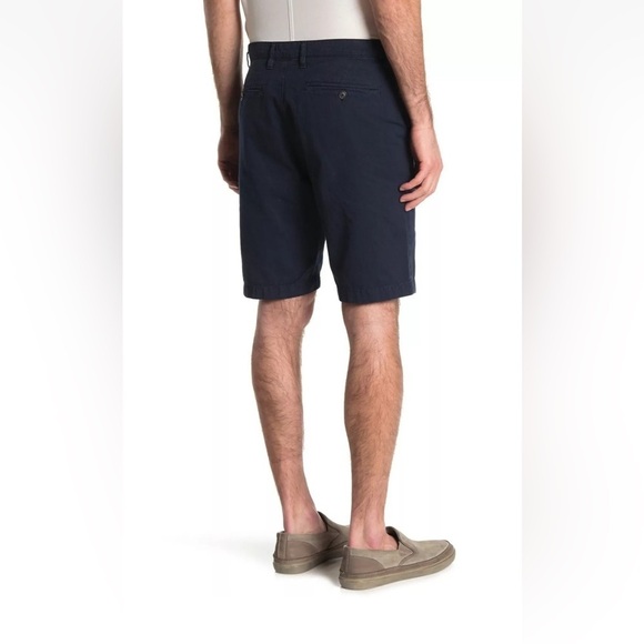 John Varvatos Robbie Short 100% Cotton Navy Blue - Picture 2 of 11